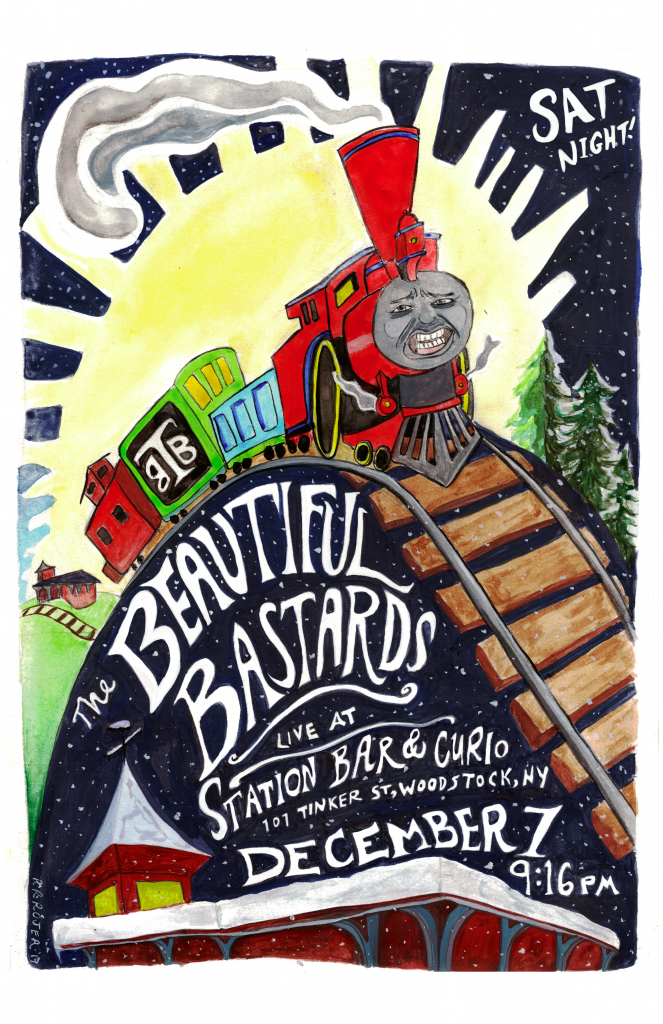 The Beautiful Bastards Play the Station